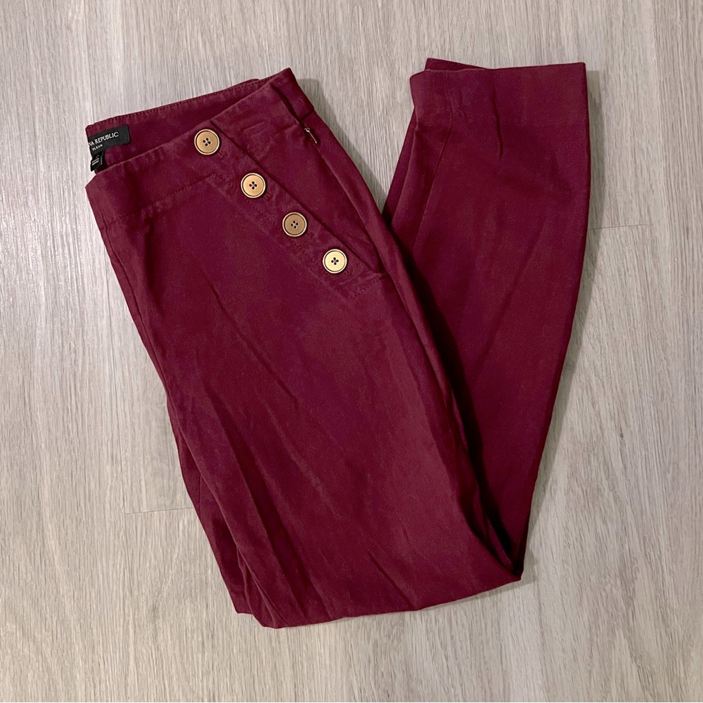 Banana Republic Raspberry high waisted pants / Banana Republic (Size 2)